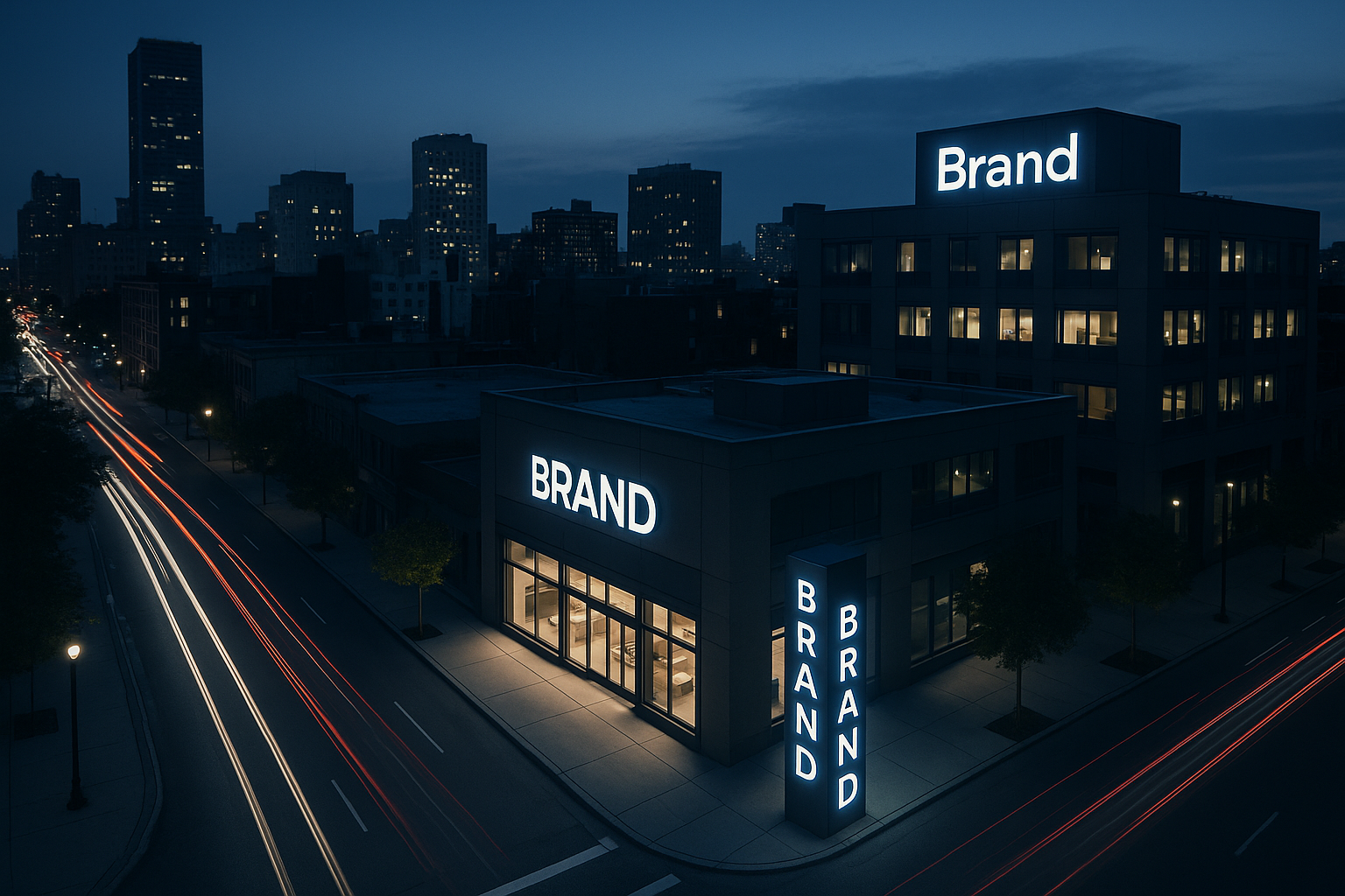 Lichtreclame technieken voor dag en nacht