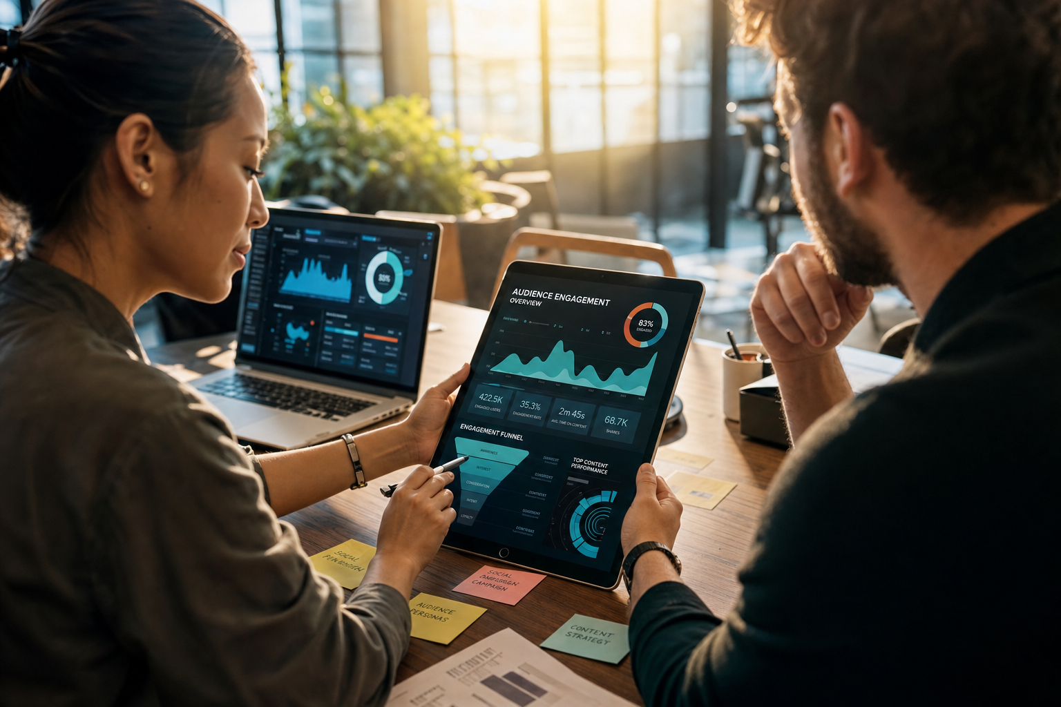 Interactieve versus statische infographic vergelijking